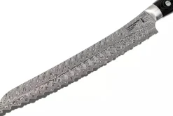 Couteau à pain japonais Zwilling Kramer Euro Stainless 26cm damassé manche en micarta