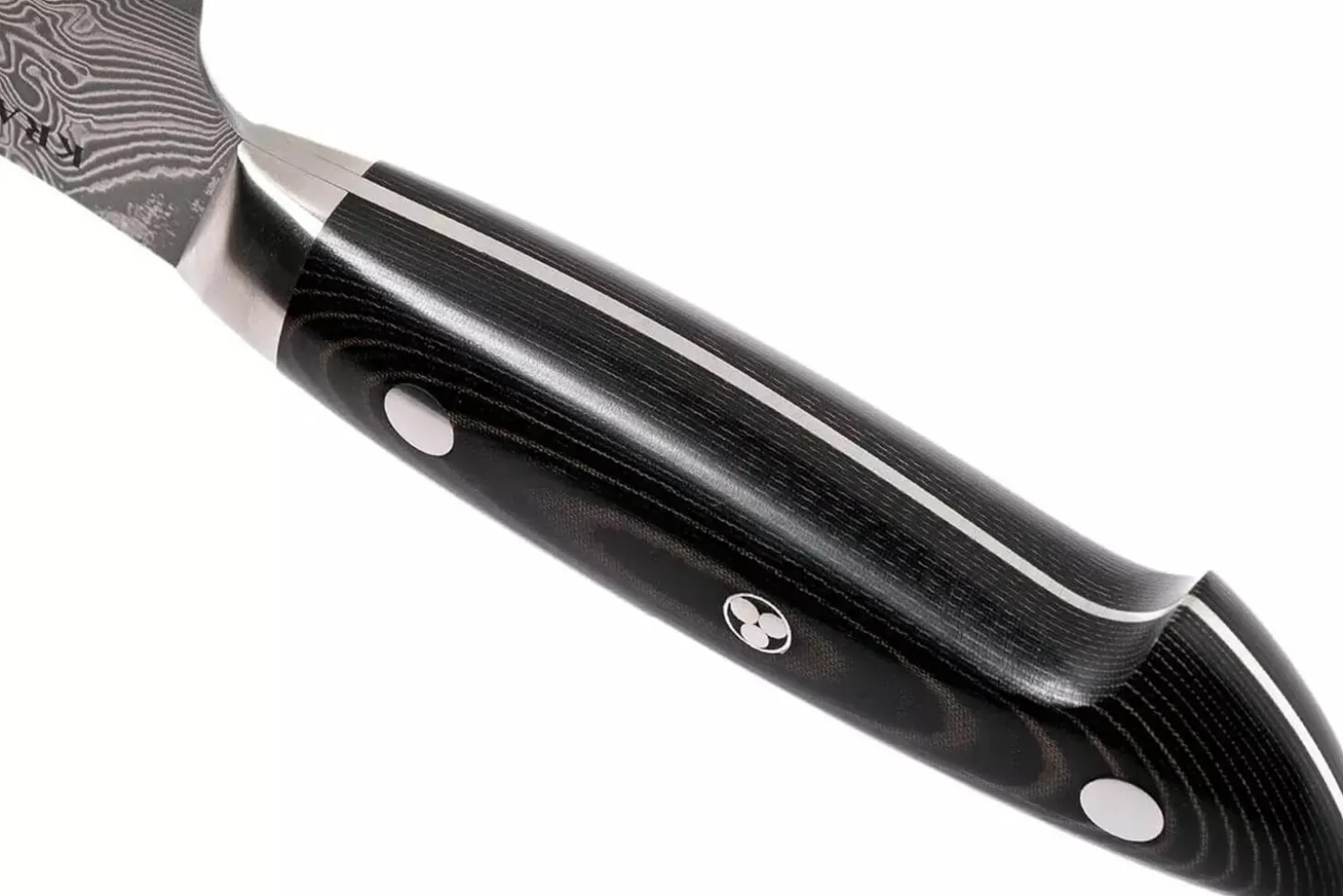 Couteau à pain japonais Zwilling Kramer Euro Stainless 26cm damassé manche en micarta