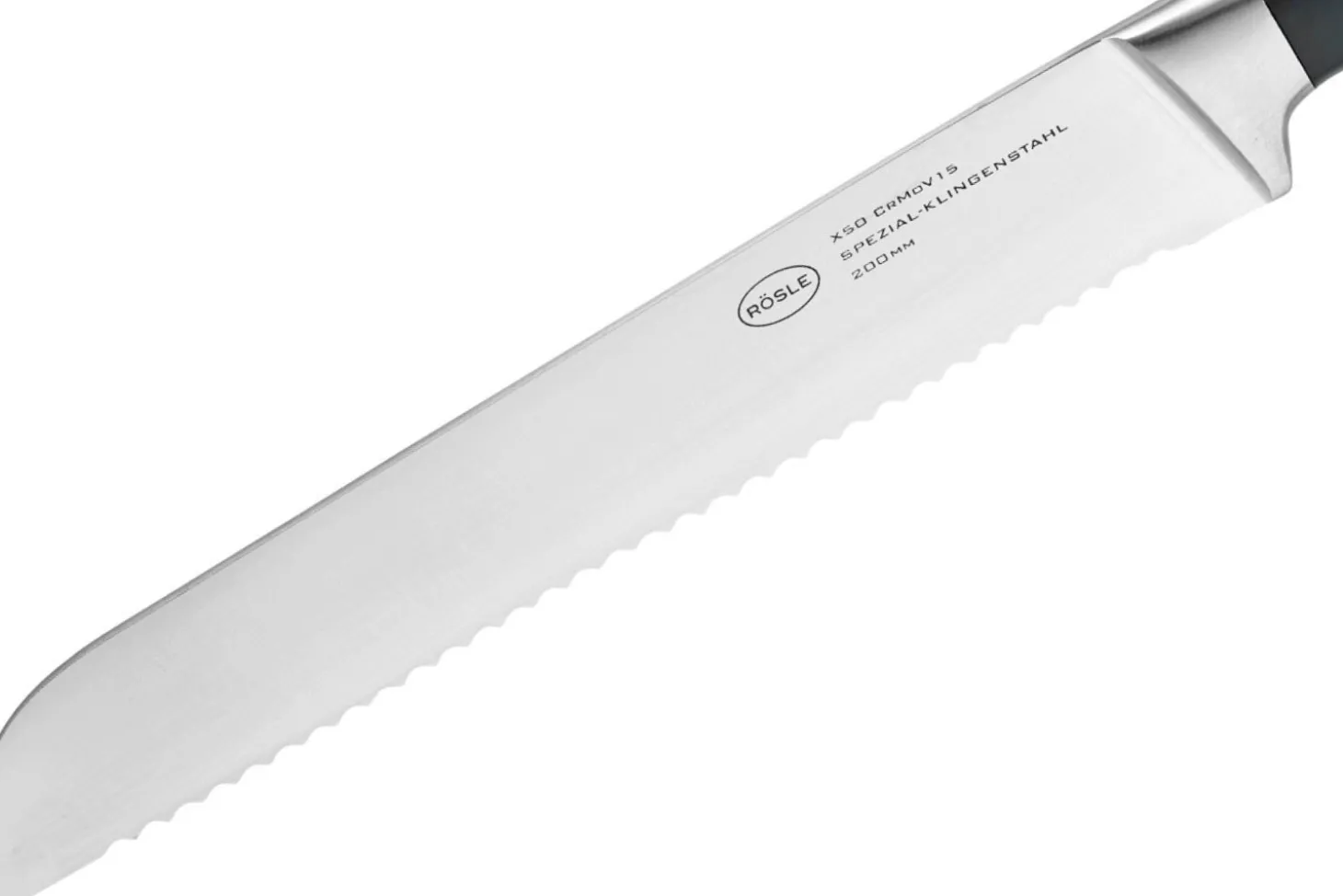 Couteau à pain Rösle Tradition lame dentée 20cm