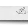 Couteau à pain SABATIER Idéal Inox 100% forgé rivets laiton denté 20cm