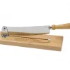 Couteau à pain sur socle lame 25cm inox