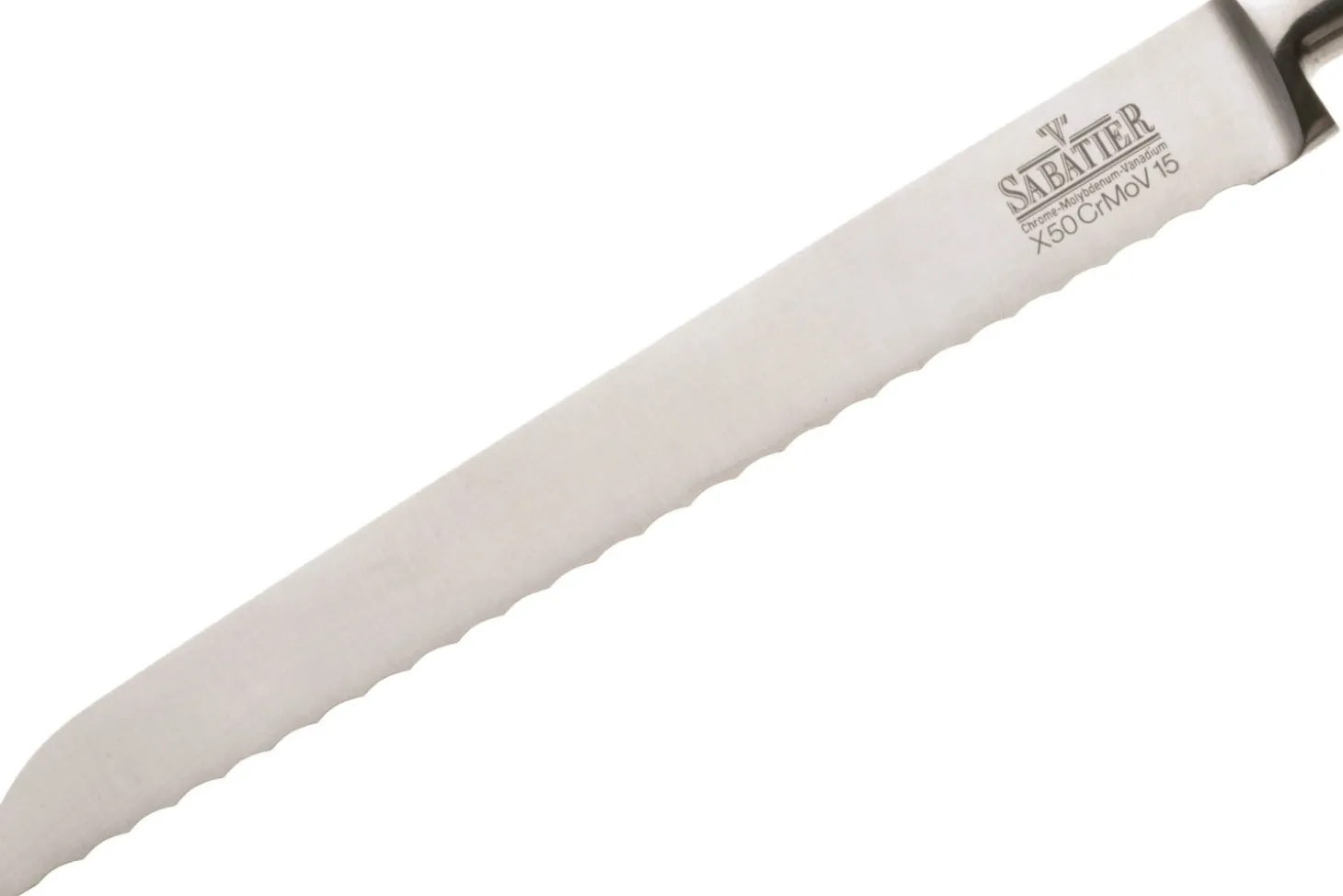 Couteau à pain V. Sabatier lame inox 22,5cm manche ABS