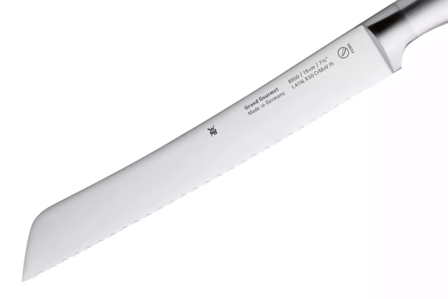 Couteau à pain WMF Grand Gourmet lame acier inoxydable 19cm