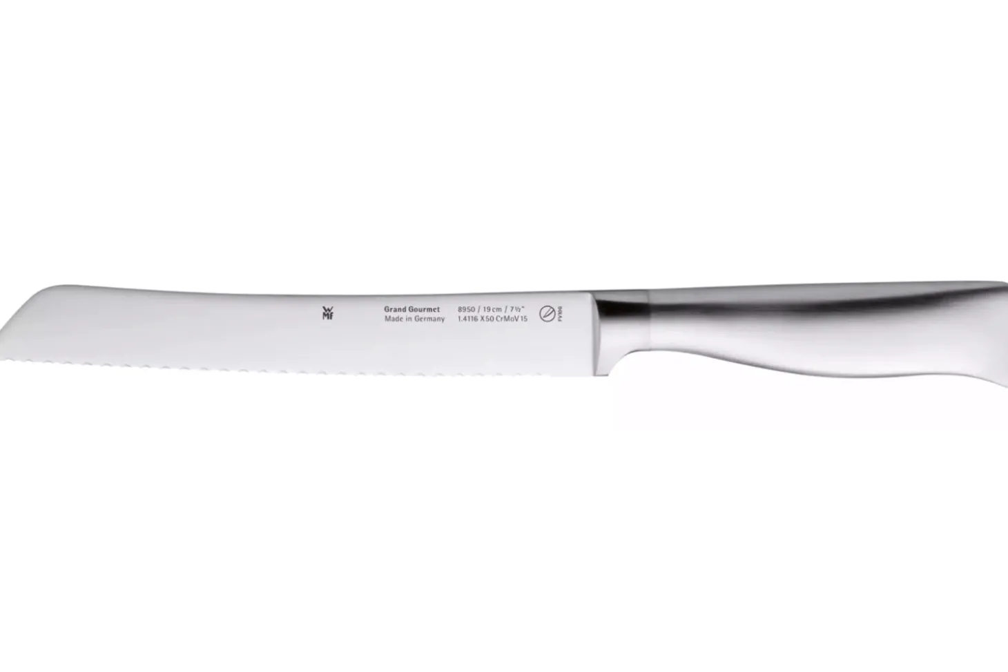 Couteau à pain WMF Grand Gourmet lame acier inoxydable 19cm