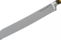 Couteau à pain Wüsthof Crafter forgé 23cm en chêne fumé