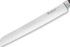 Couteau à pain Wüsthof Ikon forgé 23cm en bois de grenadille