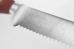 Couteau à pain Wusthof Classic Colour Tasty Sumac forgé lame micro-dentelée 23cm