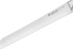 Couteau à pain Wusthof Classic Colour Pink Himalayan Salt forgé lame micro-dentelée 23cm