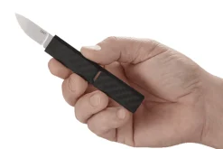 Couteau plat CRKT SCRIBE 2425 manche nylon renforcé avec fibre de verre avec capuchon