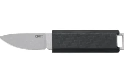 Couteau plat CRKT SCRIBE 2425 manche nylon renforcé avec fibre de verre avec capuchon