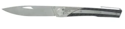 Couteau pliant Actilam S4 lame forgée manche acier/fibre de carbone 11cm