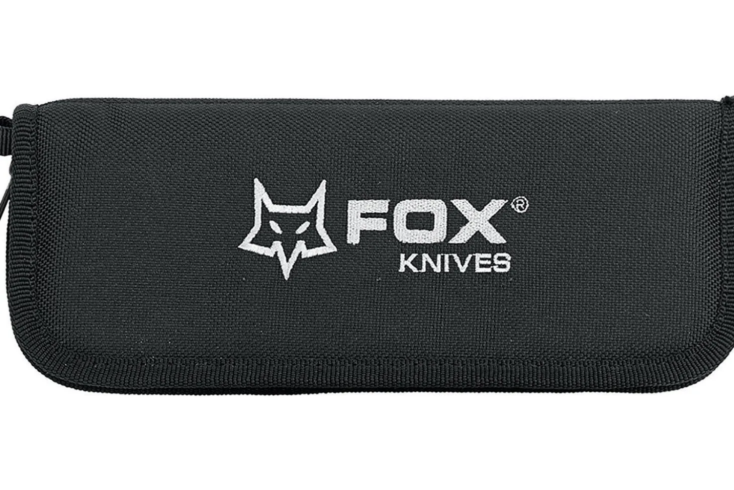 Couteau pliant Ansø FOX FX-302 manche 12cm titanium ondulé + étui