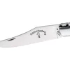 Couteau pliant artisanal Capuchadou acier sandvik manche bois d'ébène 12cm