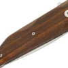 Couteau pliant artisanal Salamandra Hela manche cocobolo 11cm + étui