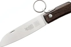 Couteau pliant artisanal Windmühlenmesser Ibex 100 manche en chêne fumé 14cm