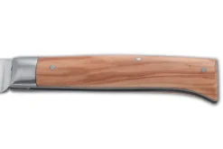 Couteau pliant Au Sabot L'Alpin acier Sandvik manche olivier 10cm