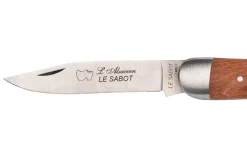 Couteau pliant Au Sabot L'Alsacien manche kotibé tire-bouchon 10cm