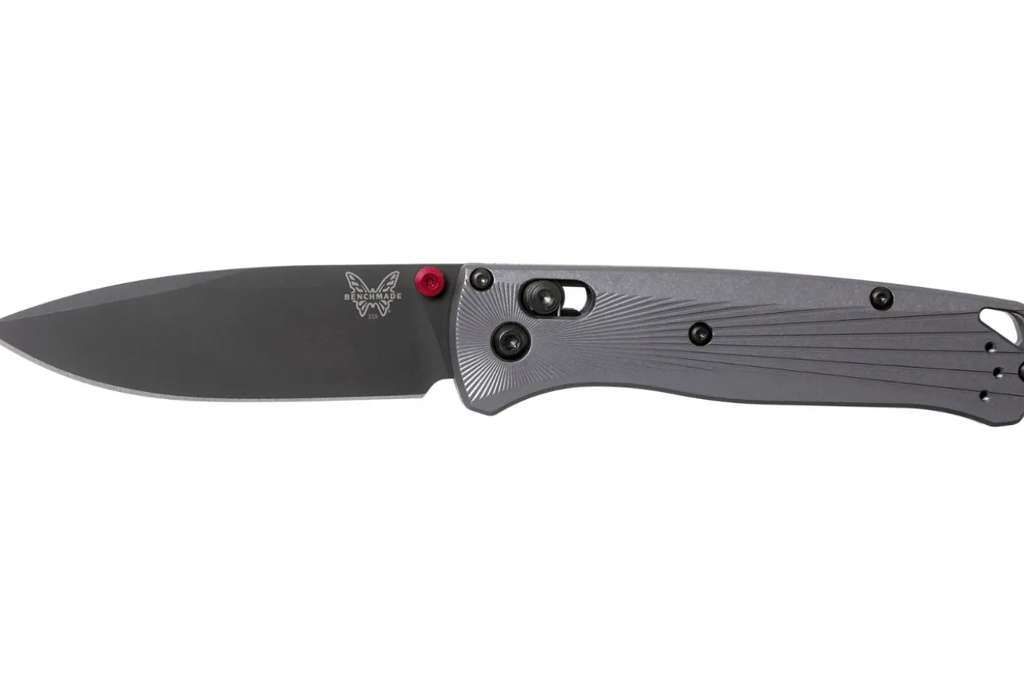 Couteau pliant Benchmade Bugout 535BK-4 manche aluminium anodisé gris 10,7cm