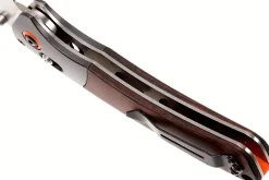 Couteau pliant Benchmade Crooked River 15080-2 manche bois 13,5cm