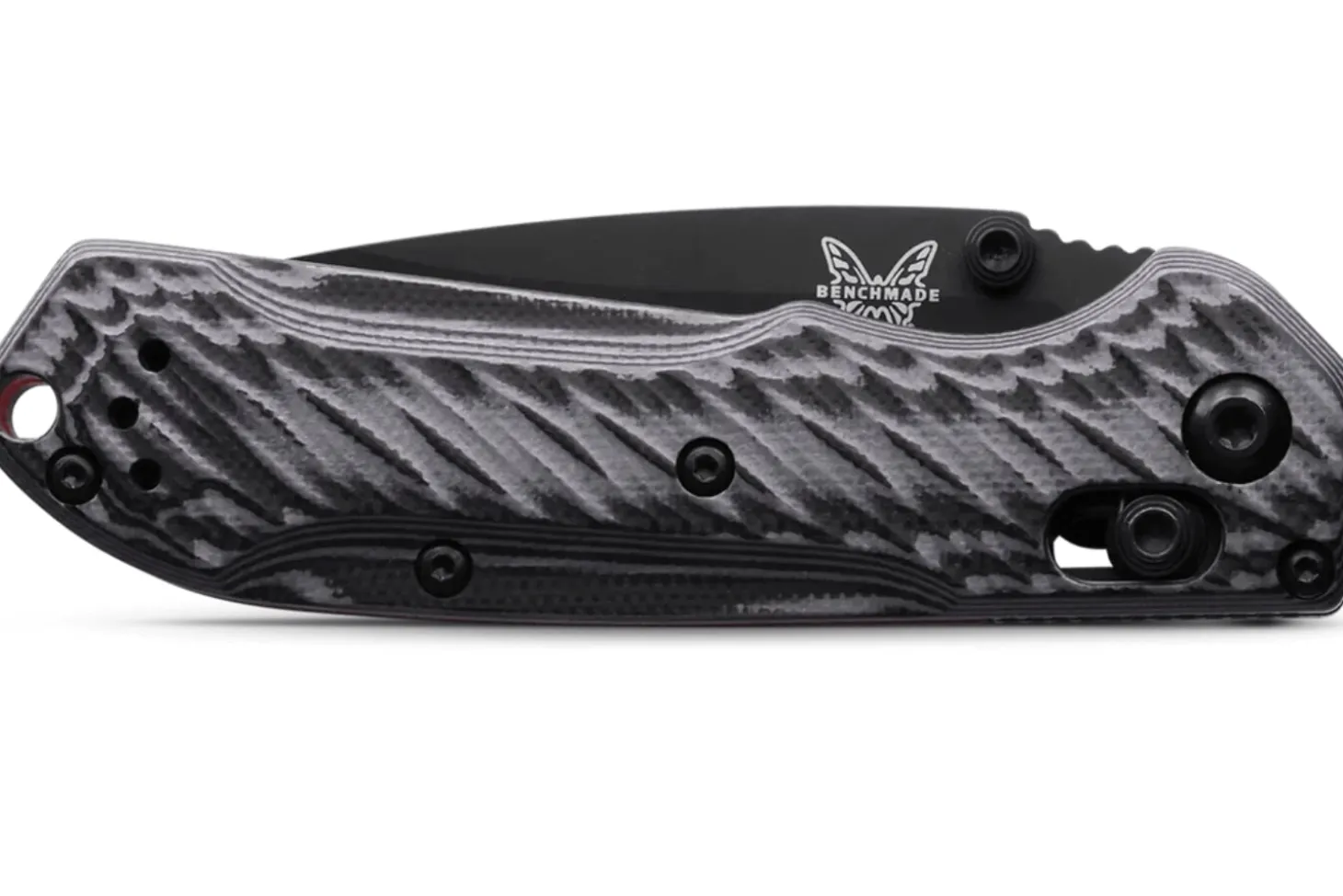 Couteau pliant Benchmade Mini Freek 565BK-02 lame noire manche G10 multicolore 10,3cm