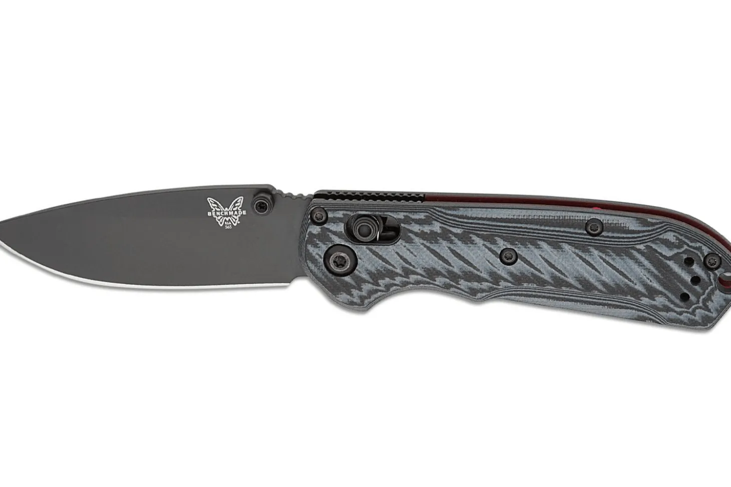 Couteau pliant Benchmade Mini Freek 565BK-02 lame noire manche G10 multicolore 10,3cm