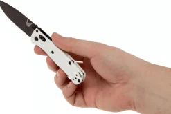 Couteau pliant Benchmade Mini Bugout 533BK-1 manche Grivory blanc 9cm