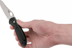 Couteau pliant Benchmade Mini Griptilian 555-S30V manche nylon renforcé de verre noir 9,8cm