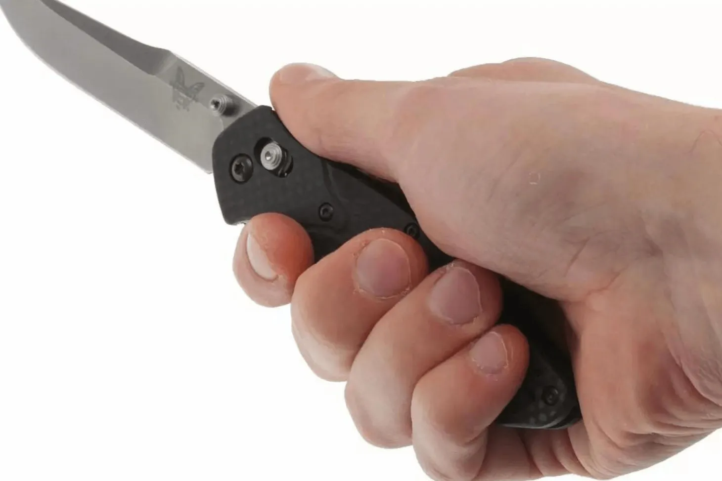 Couteau pliant Benchmade Osborne 940-1 lame tanto manche fibre de carbone noir 11cm