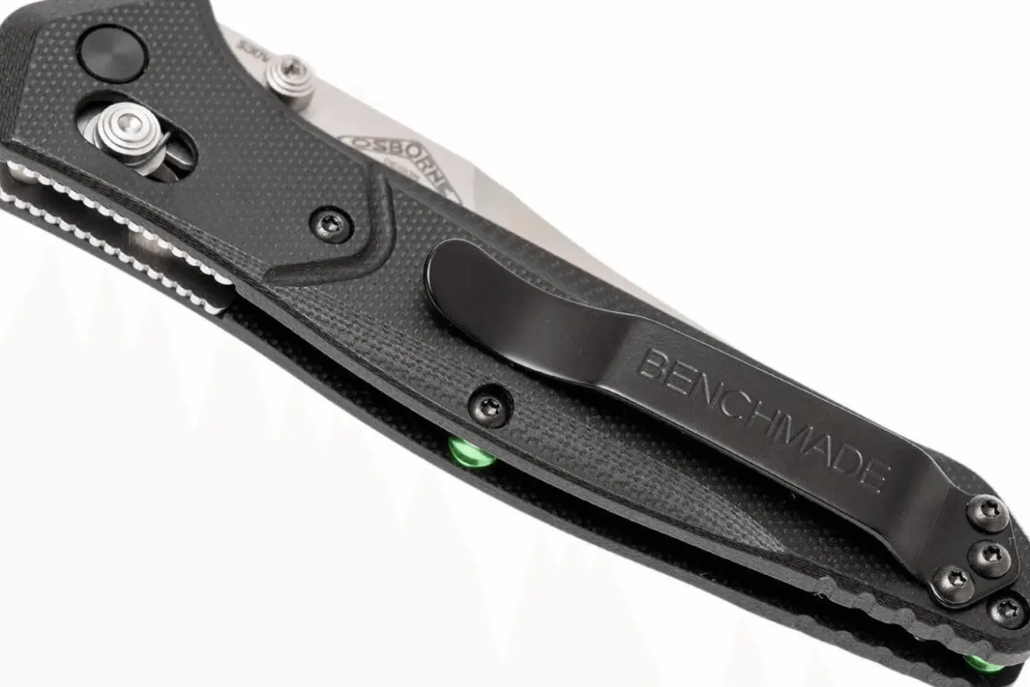 Couteau pliant Benchmade Osborne 940-2 lame tanto manche G10 noir 11cm