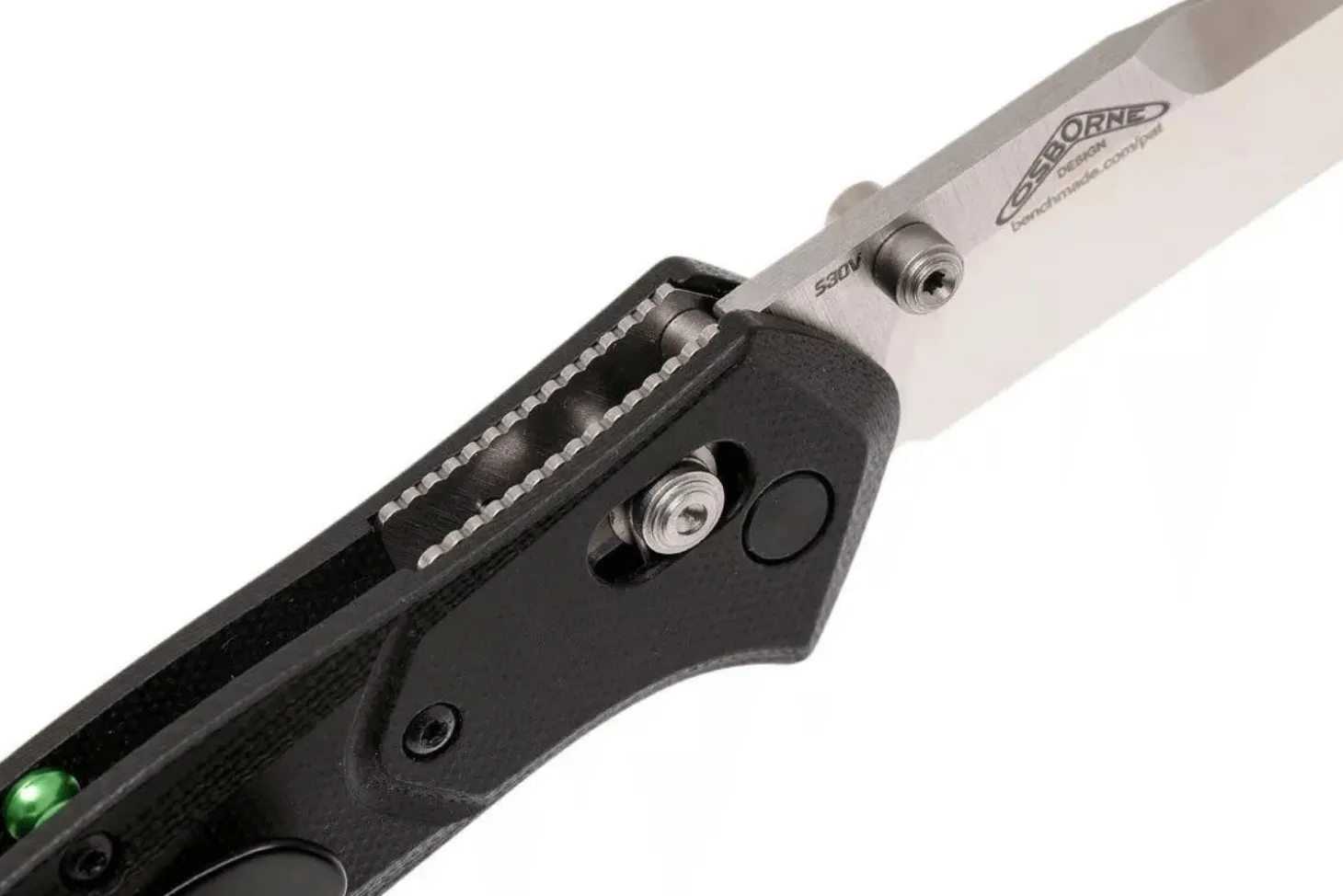 Couteau pliant Benchmade Osborne 940-2 lame tanto manche G10 noir 11cm