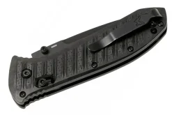 Couteau pliant Benchmade Presidio II 570SBK-1 lame noire semi-dentée 9,5cm avec clip de poche