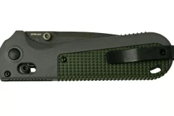 Couteau pliant Benchmade Redoubt 430BK manche Grivory gris/vert 12cm