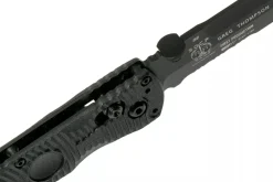 Couteau pliant Benchmade Socp Tactical Folder 391SBK lame dentelée manche fibre de carbone CF-Elite® 14cm pic brise-vitre