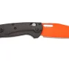 Couteau pliant Benchmade Taggedout 15535OR-01 lame orange manche fibre de carbone noir 11,7cm