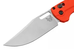 Couteau pliant Benchmade Taggedout 15535 manche en Grivory orange 11,8cm