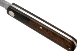 Couteau pliant Böker Barlow Prime Tirpitz Damas 117942DAM manche micarta noir et noyer 8,4cm + étui en feutre