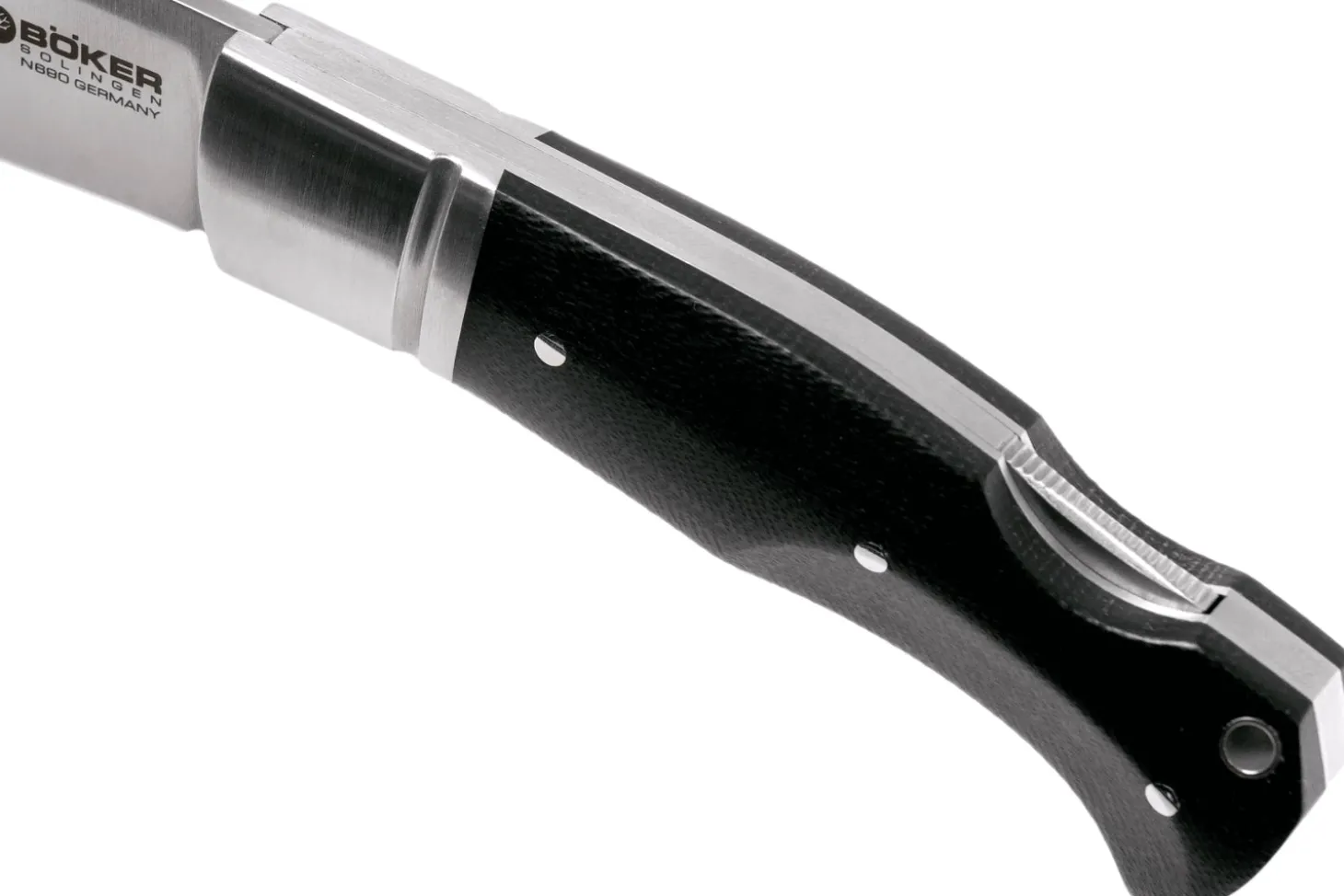 Couteau pliant Böker Boxer 111028 manche en micarta noir 10,8cm