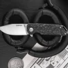 Couteau pliant Böker Sherman EDC 110665 manche en carbone noir 10,3cm