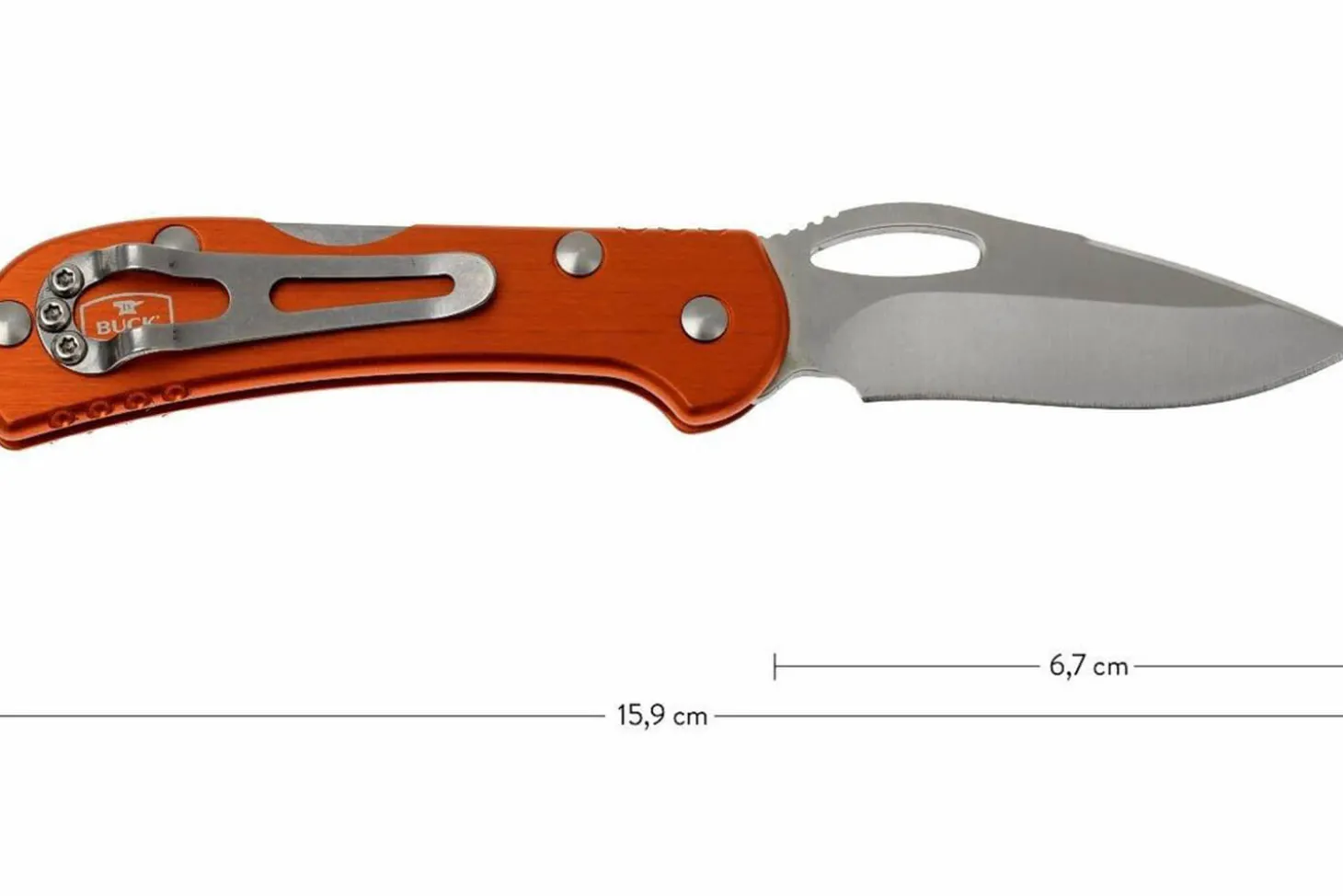 Couteau pliant BUCK MINI SPITFIRE 0726 manche alu 9,7cm
