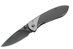 Couteau pliant BUCK NOBLEMAN n°327TTS manche acier titanium 9cm
