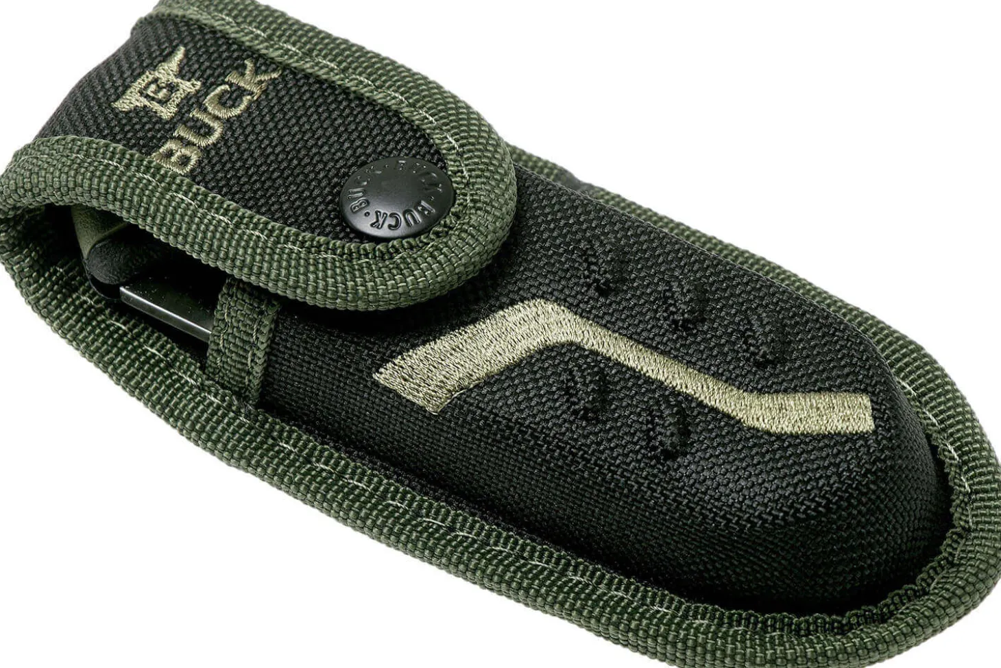 Couteau pliant BUCK PURSUIT LARGE GUTHOOK 0660GRG manche nylon/fibres de verre 12,6cm + Étui
