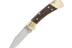 Couteau pliant BUCK 112 Ranger manche 11cm + étui en cuir