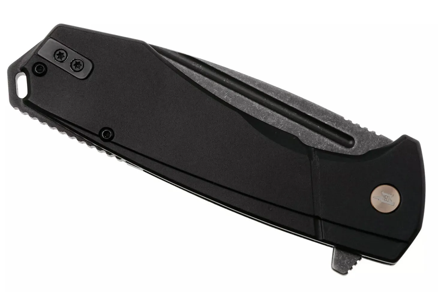 Couteau pliant BUCK RUCKUS 0713CPS manche noir 12cm