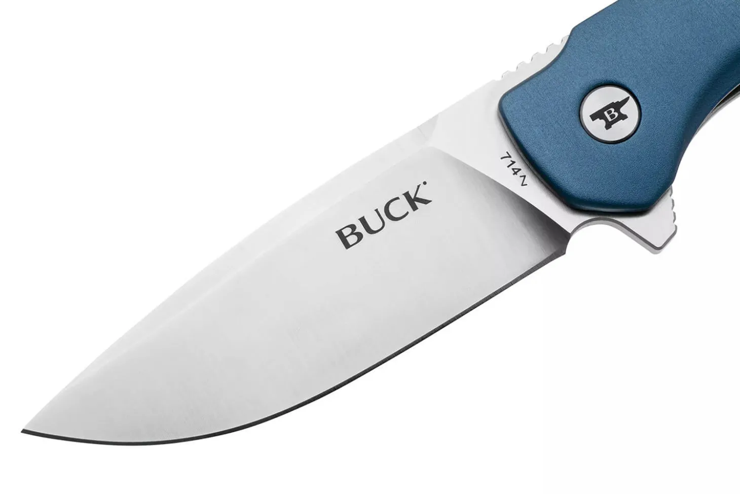 Couteau pliant BUCK STINGER 0714BLS manche bleu 11cm