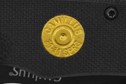 Couteau pliant Camillus Centerfire 30-30 manche en G10 noir 10,2cm et fond de balle intégré