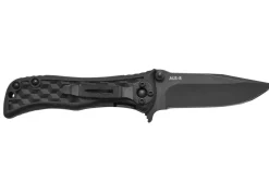 Couteau pliant Camillus Erupt manche en nylon noir et fibres de verre à motif cubique 7,8cm