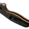 Couteau pliant CIVIVI Anthropos C903A manche en G10/fibre de carbone orange et noir 10,6cm