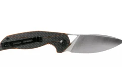 Couteau pliant CIVIVI Anthropos C903A manche en G10/fibre de carbone orange et noir 10,6cm