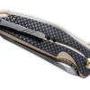 Couteau pliant CIVIVI Statera C901A manche en G10/fibre de carbone marron et noir 11,7cm