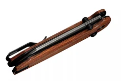 Couteau pliant CIVIVI Yonder Damas C23073BDS1 manche en bois de guibourtia 9,5cm